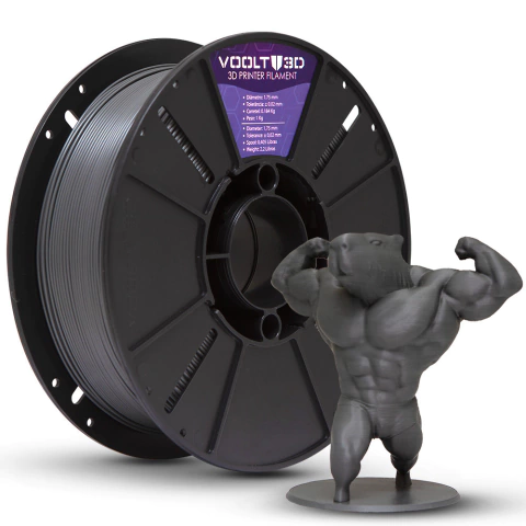 Filamento PLA Cinza Grafite Velvet High Speed Premium - 1Kg - comprar online