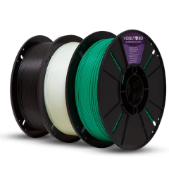 KIT Filamento PLA Velvet - Branco | Preto | Verde - comprar online
