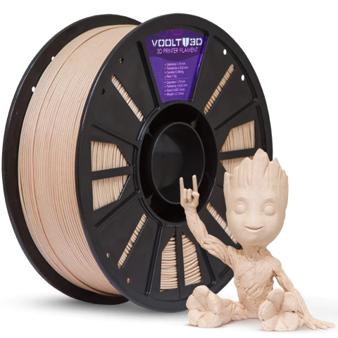 Filamento PLA Pinus Wood High Speed Premium - PLA com particulas de Madeira - 1Kg - comprar online