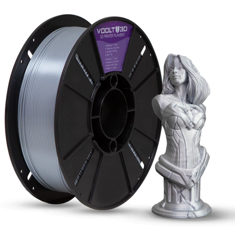 Filamento PLA Alumínio V-Silk High Speed Premium - 1Kg - comprar online