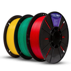 KIT Filamento PLA Velvet - Amarelo | Verde | Vermelho - comprar online