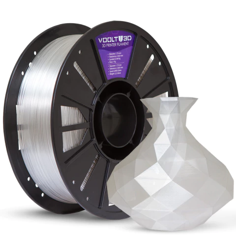 Filamento PETG HF Natural Translúcido High Fluidity Premium - 1Kg - comprar online