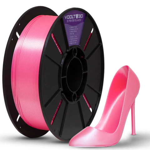 Filamento PLA Rosa Chiclete V-Silk High Speed Premium - 1Kg - comprar online