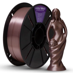 Filamento PLA Rose Gold V-Silk High Speed Premium - 1Kg - comprar online