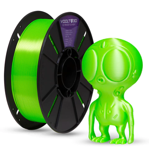 Filamento PLA Verde Neon V-Silk High Speed Premium - 1Kg - comprar online