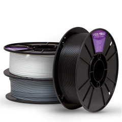 KIT Filamento PLA Velvet - Branco | Cinza | Preto - comprar online